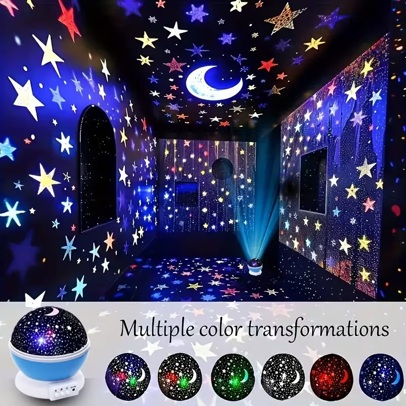 Star Master Galaxy Projector Night Lamp – Romantic LED Sky Light for party,Bedroom & Home Décor